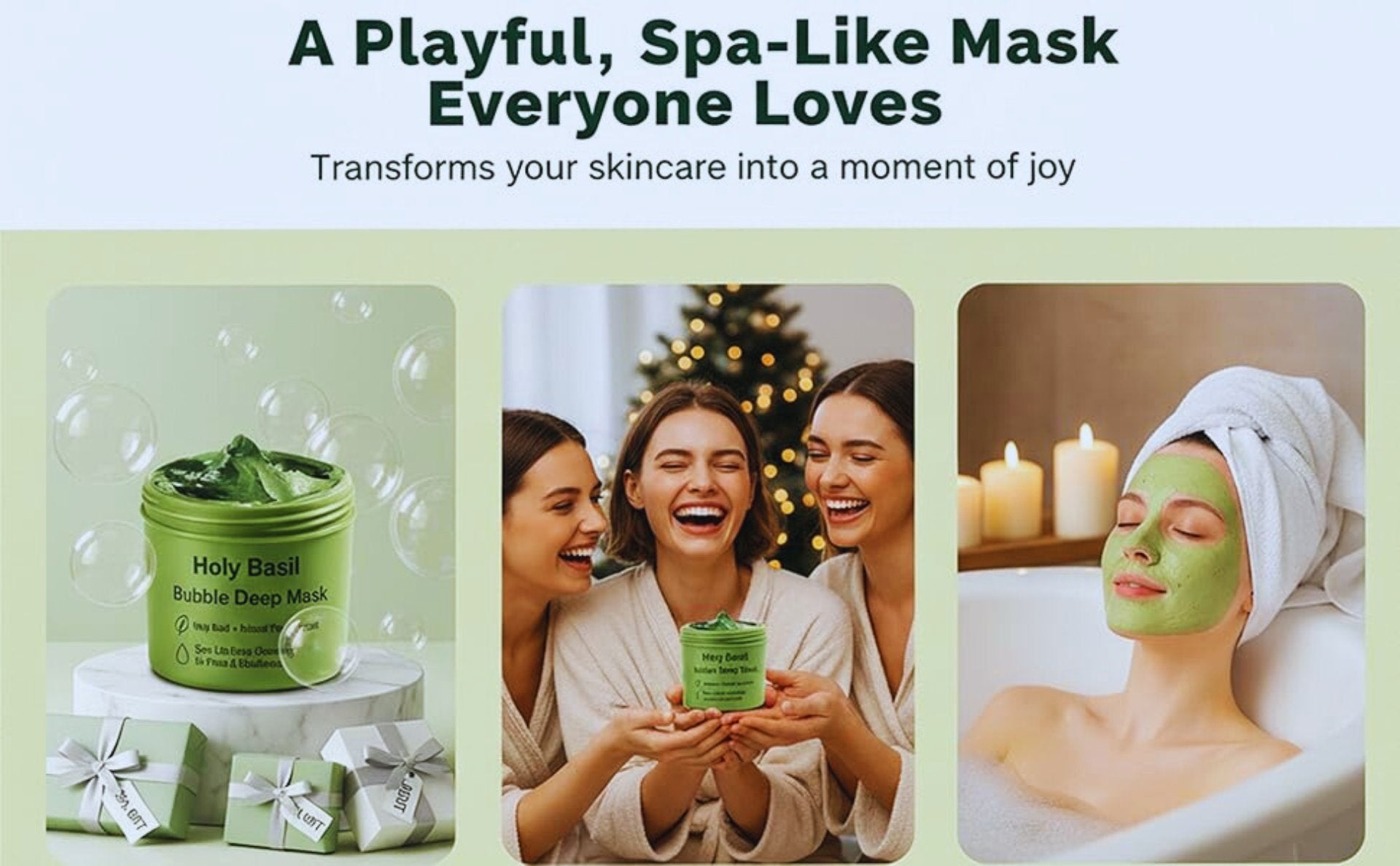 Holy Basil Bubble Deep Mask