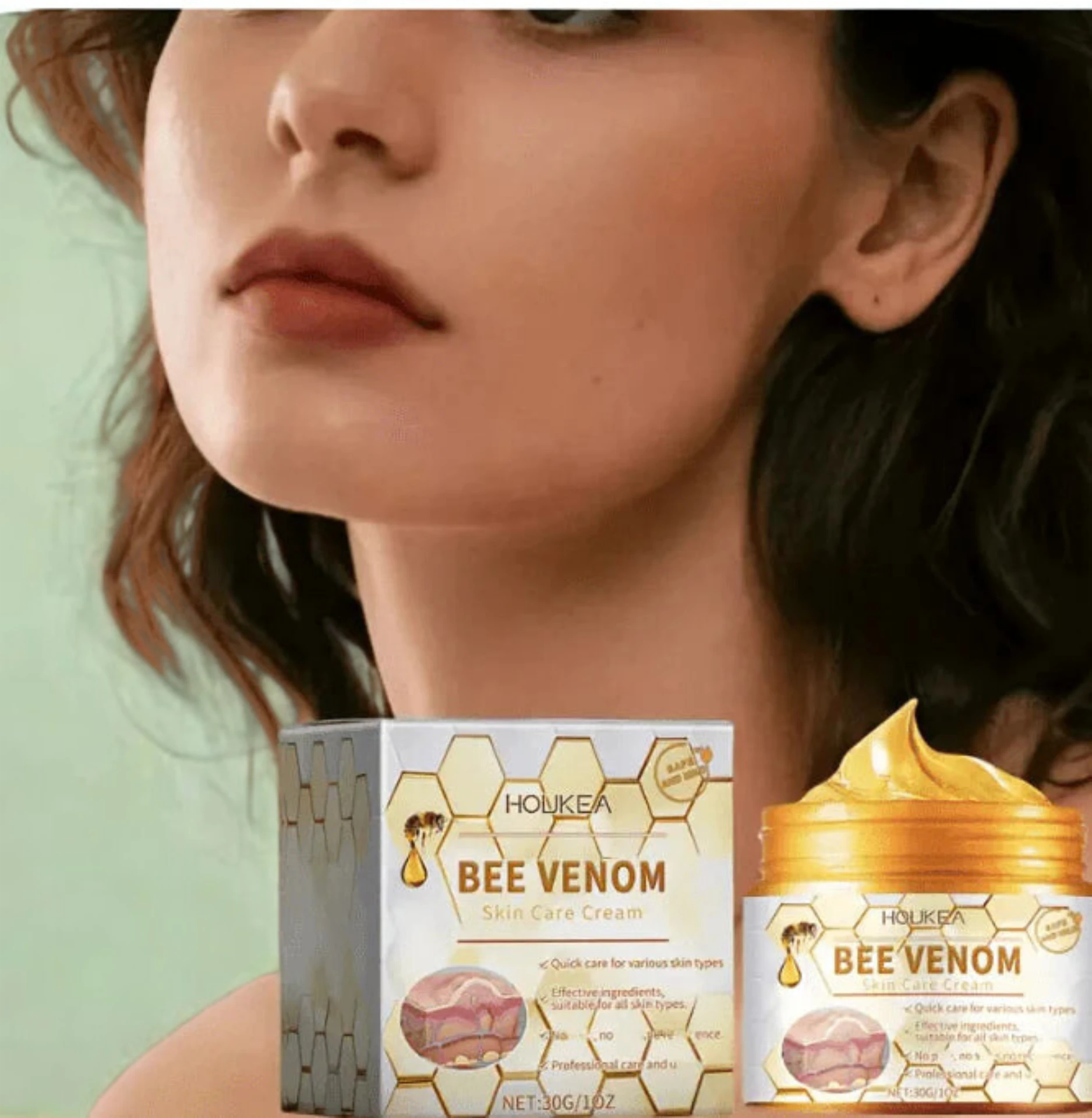 HOUKEA - Bee Venom Skin Care Cream (Original)