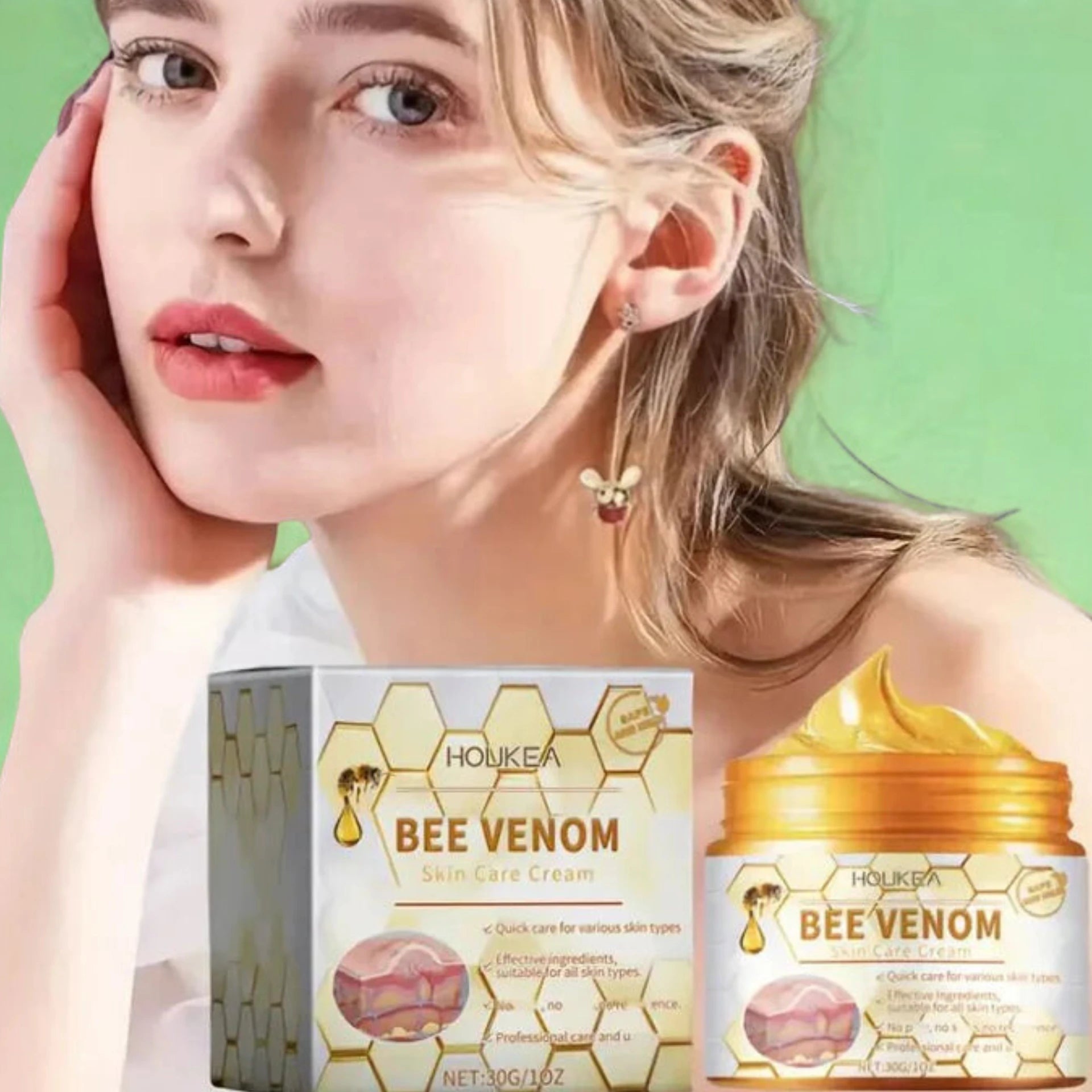 HOUKEA - Bee Venom Skin Care Cream (Original)